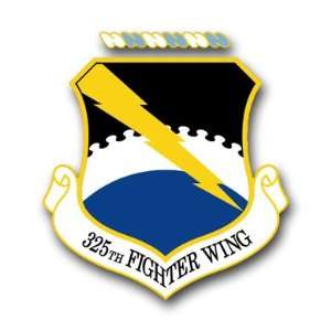  US Air Force 325th Fighter Wing Decal Sticker 3.8 