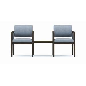  Lesro L2182G6 Lenox 31.5 Two Chairs with Connecting Solid 