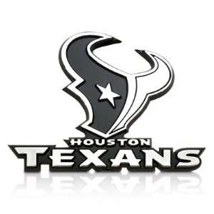  NFL Houston Texans 3d Chrome Car Emblem Automotive