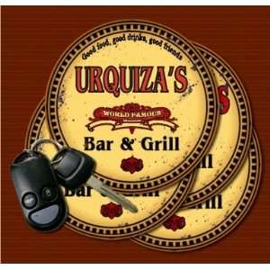  URQUIZAS Family Name Bar & Grill Coasters Kitchen 