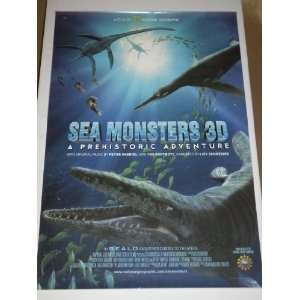 SEA MONSTERS 27X40 ORIGINAL S/S MOVIE POSTER