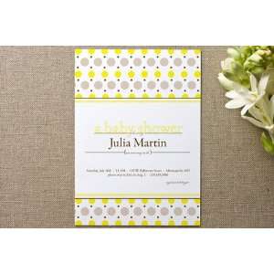   Dotty Baby Shower Invitations by Andrea Snaza