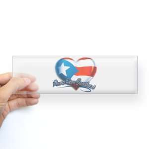   Clear Puerto Rican Sweetheart Puerto Rico Flag 