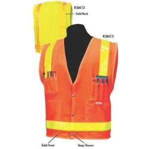  Class 2 Safety Vest Safety Vest, Class 2, XL, Lime Green 
