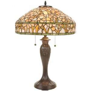 Meyda Tiffany Lamp 50812 26H Tiffany Dogwood Table Lamp  