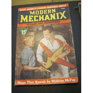  MODERN MECHANIX APRIL 1937 ROBERT HERTZBERG Books