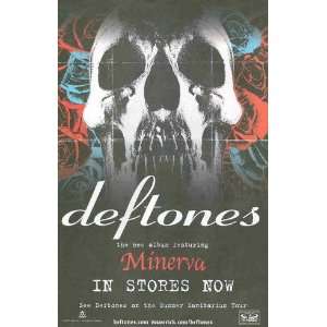  Deftones Minerva Skull & Roses Great Original Photo 