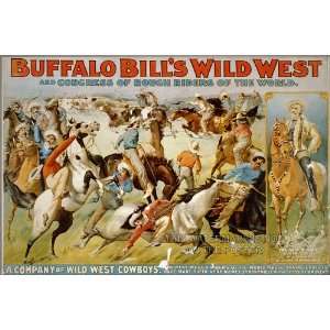  Buffalo Bills Wild West Show, c.1899   24x36 Poster 