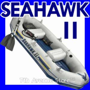 Intex Seahawk 2 Inflatable Boat Rubber Raft Dinghy NEW 078257683772 