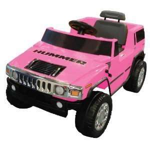   Barbie Pink Electric Power Hummer SUV H2 Wheels Motorized Ride On Car