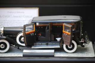 FRANKLIN MINT 1930 AL CAPONES ARMORED CADILLAC CAR NEW  