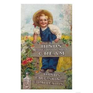  Hinds Honey and Almond Cream Lotion Premium Poster Print 