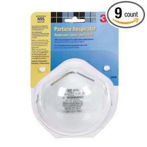Pk/3 x 9 3M Safety Particle Respirator (R8000)  