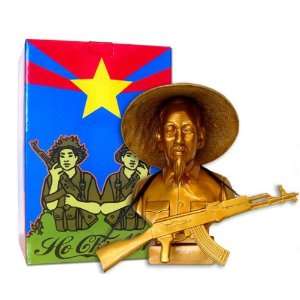  Ho Chi Minh Bust   Bronze Vinyl Toys & Games