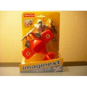  Fisher Price Imaginext Sky Racers Red Mini Plane 3 8 [Toy 