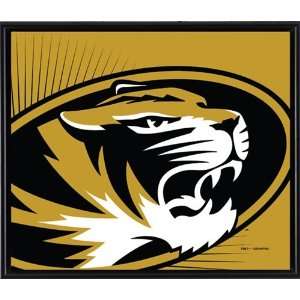  University of Missouri Tigers Mascot Framed Canvas Sports 