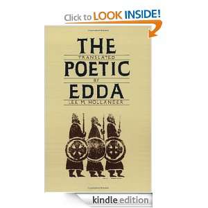 The Poetic Edda Lee M. Hollander  Kindle Store