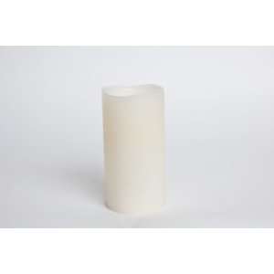  Flameless Unscented LED Candle   3x6 Ivory Distressed by 
