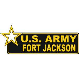  United States Army Fort Jackson Bumper Sticker Decal 9 