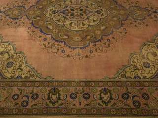9x12 Handmade Antique Persian Tabriz Serapi Wool Rug  