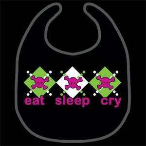 Eat Sleep Cry Bib