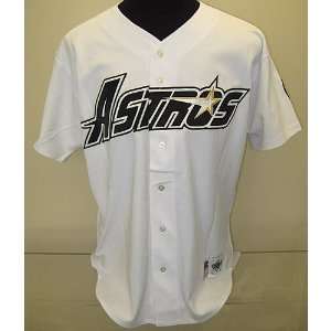   White Jersey With 35 Great Years Astrodome Patch