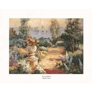  Garden Vista by Maxine Johnston. size 28 inches width by 