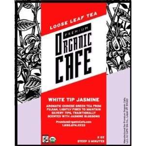 Premium Organic Cafe White Tip Jasmine 2 Oz Sample