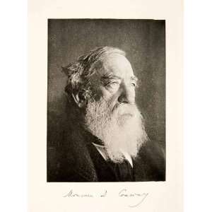   Daniel Conway American Abolitionist Unitarian   Original Photogravure