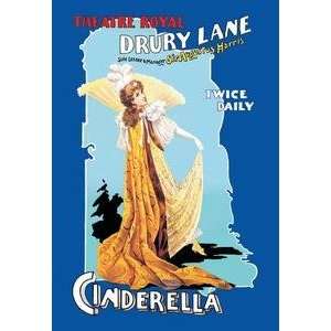  Paper poster printed on 12 x 18 stock. Cinderella at the 