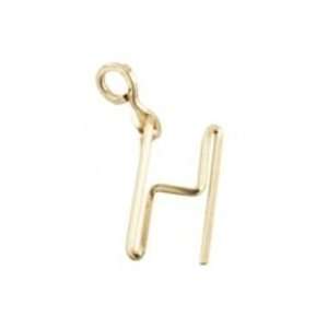 Ultra Unique By Boe 14k Gold Filled Alphabet Letter H Initial Charm 