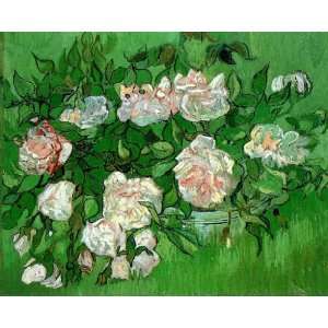  Still Life Pink Roses by Van Gogh