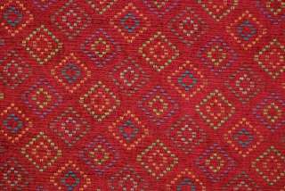 Chenille with Diamond Uph Fabric Red Purple