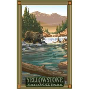  Northwest Art Mall MR 2470 Yellowstone Grizzly Yellowstone 