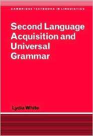   Grammar, (0521796474), Lydia White, Textbooks   