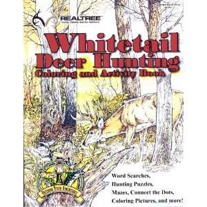    Whitetail Deer Hunting Coloring & Activity Book Toys & Games