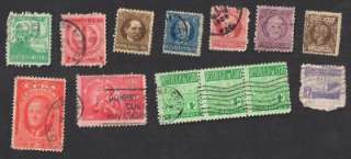 CUBA   GROUP OF OLD STAMPS  