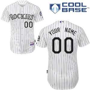   Rockies Customized Authentic Home Cool Base Jersey
