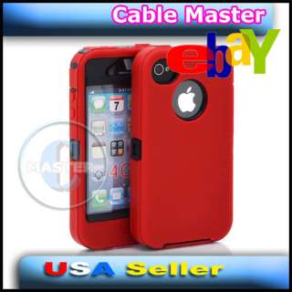 NEW TOUGH ANTI SHOCK HEAVY DUTY HARD MUSCLE BOX CASE FOR IPHONE 4 G 4S 
