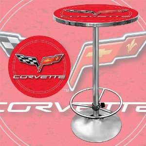  Corvette C6 Pub Table   Red Electronics