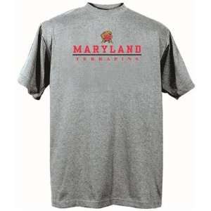  Maryland Terrapins UMD NCAA Dark Ash Short Sleeve T Shirt 