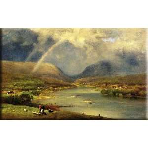   Water Gap 30x19 Streched Canvas Art by Inness, George