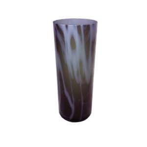  18KARAT Aulos Cylinder Glass Vase 12 Opal Beige Grey 