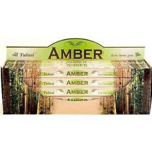  Tulasi Incense Amber 8 Stick Square Pack