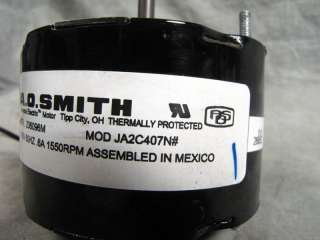 AO Smith Universal Electric Motor JA2C407N 115V 60Hz .6A 1550RPM 