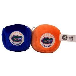  Florida Gators Royal Blue & Orange Plush Fuzzy Dice 