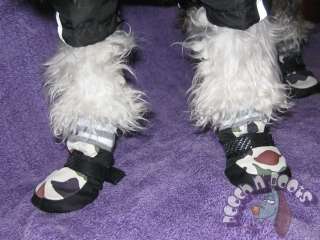 Super Comfortable PB Black Dog Paw Protectors Shoes M  