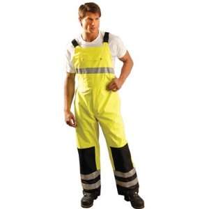OccuLux Polyester With PU Coating Bib Pants With Sealed Seams, Elastic 