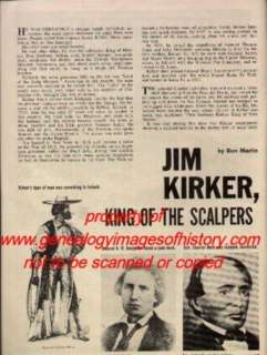 Jim Kirker   King of the Scalpers + Genealogy  