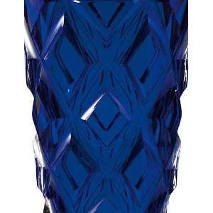  Baccarat UCW Kings of the Forest, Cobalt Blue Vase with 